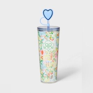 Roller Rabbit x Target 24oz Vacation Tumbler w/ Heart Straw